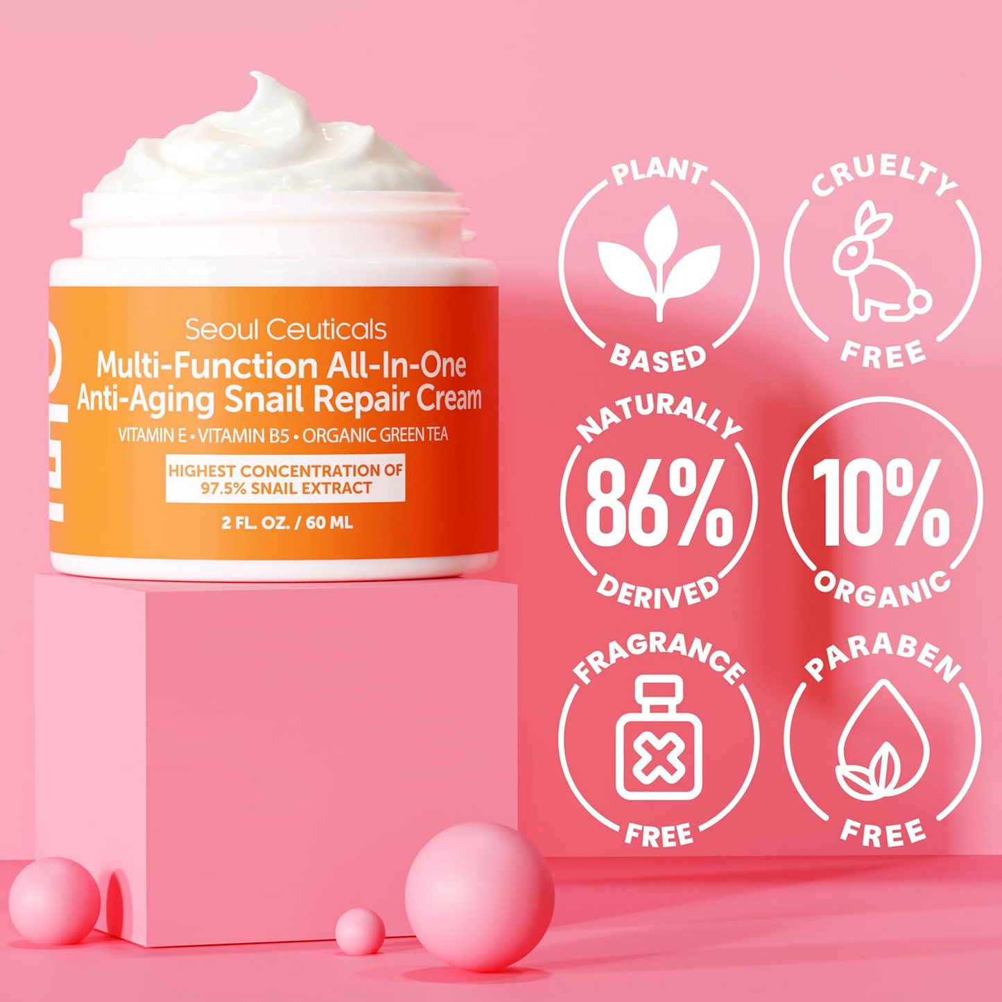 Snail Repair Cream Moisturizer