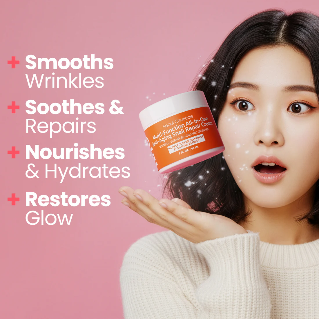 Snail Repair Cream Moisturizer
